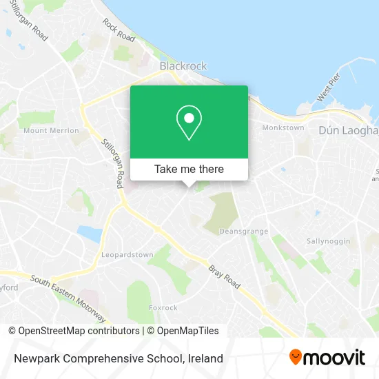 Newpark Comprehensive School map