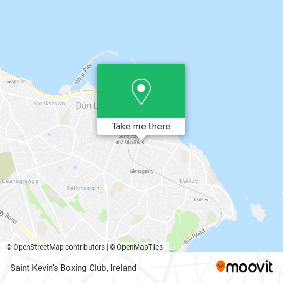 Saint Kevin's Boxing Club map