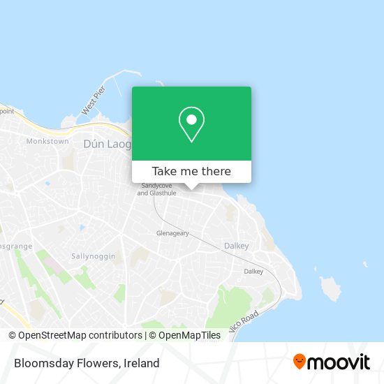 Bloomsday Flowers map