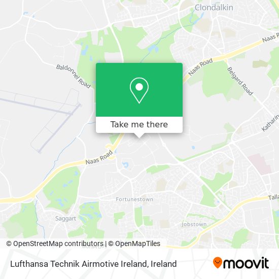 Lufthansa Technik Airmotive Ireland map