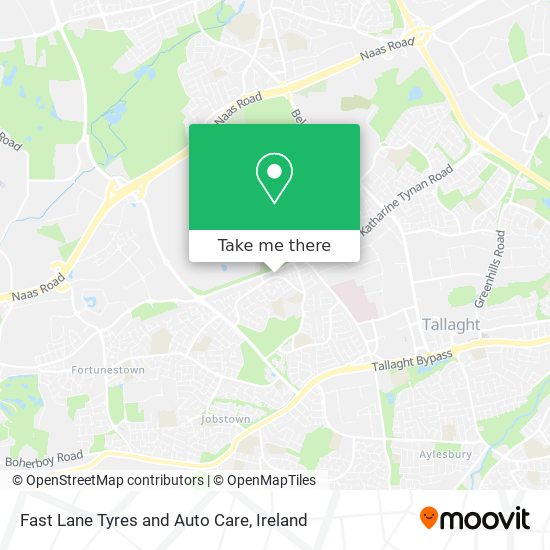 Fast Lane Tyres and Auto Care map