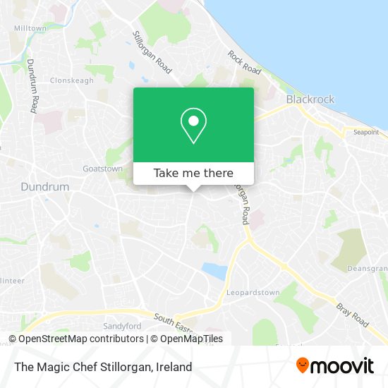 The Magic Chef Stillorgan map