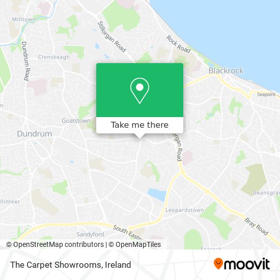 The Carpet Showrooms map