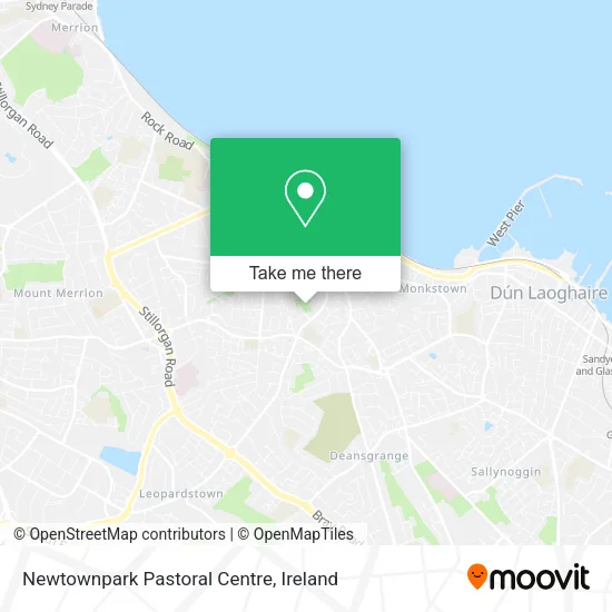 Newtownpark Pastoral Centre map