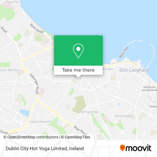 Dublin City Hot Yoga Limited map