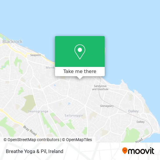 Breathe Yoga & Pil map