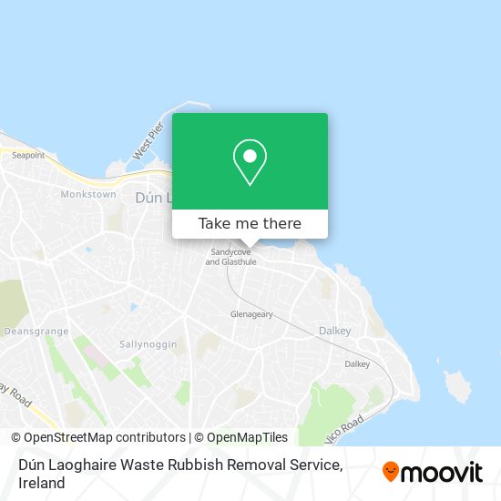 Dún Laoghaire Waste Rubbish Removal Service map