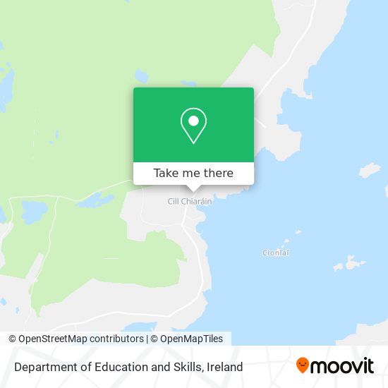 Department of Education and Skills map