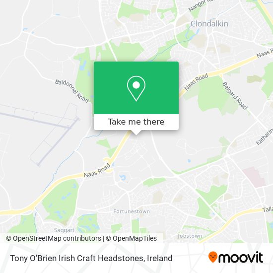 Tony O'Brien Irish Craft Headstones map