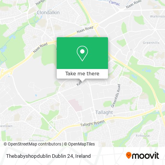 Thebabyshopdublin Dublin 24 map