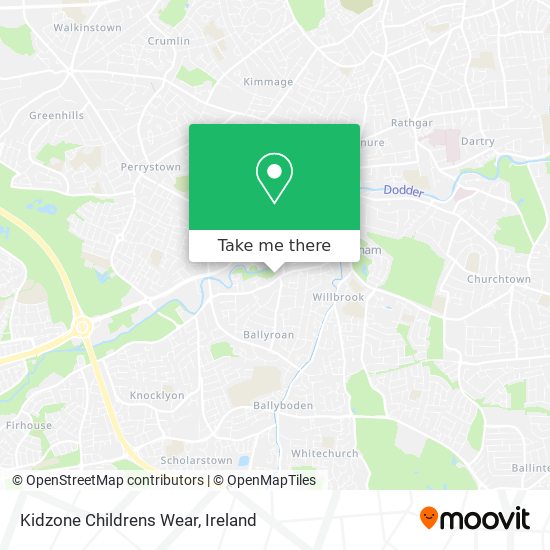 Kidzone Childrens Wear map