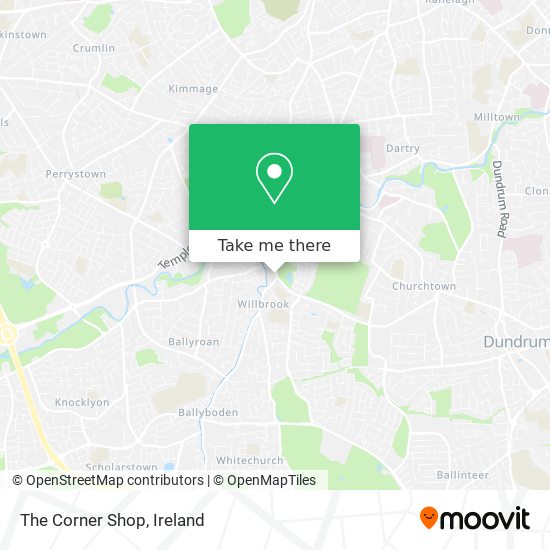 The Corner Shop map