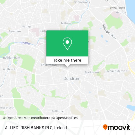 ALLIED IRISH BANKS PLC map