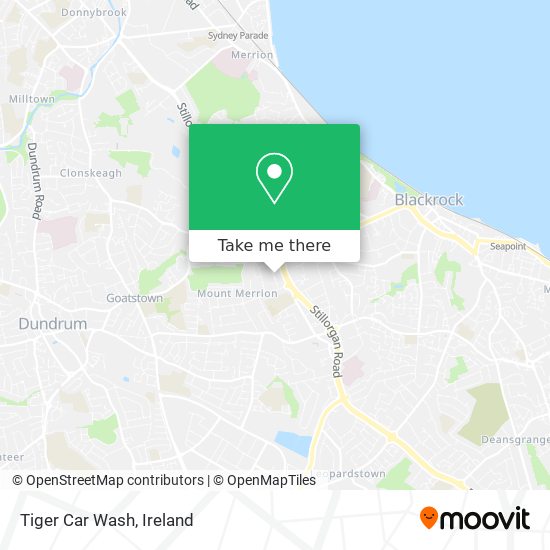 Tiger Car Wash map