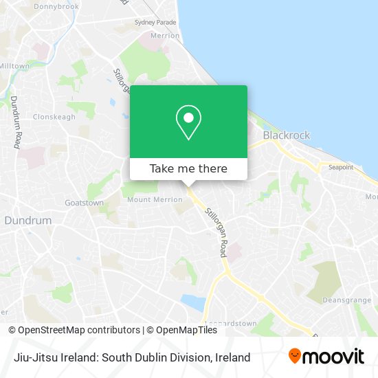 Jiu-Jitsu Ireland: South Dublin Division map
