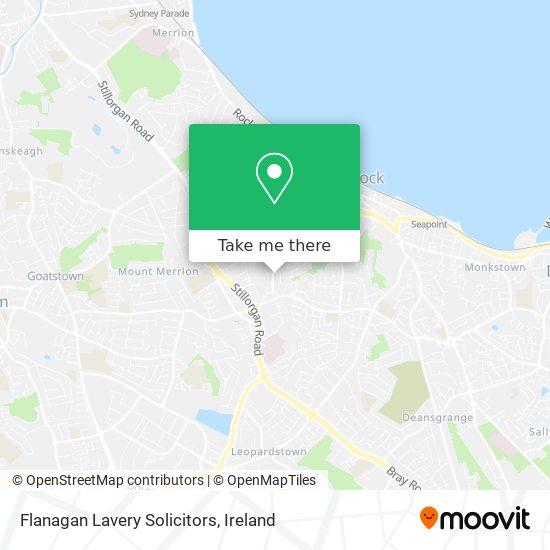 Flanagan Lavery Solicitors map