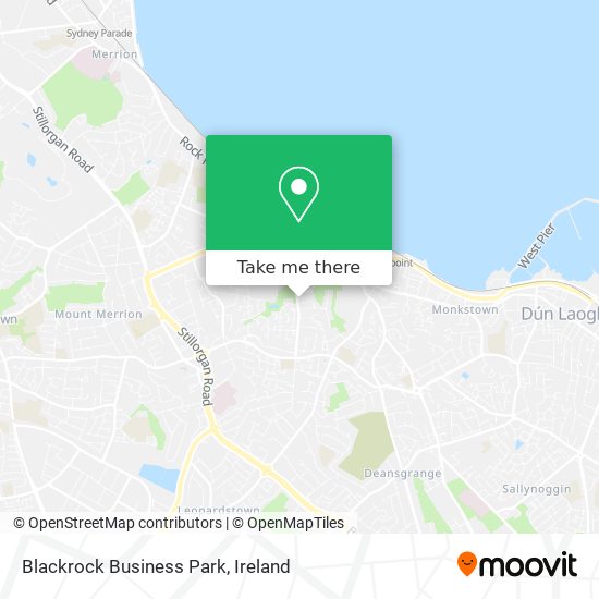 Blackrock Business Park map