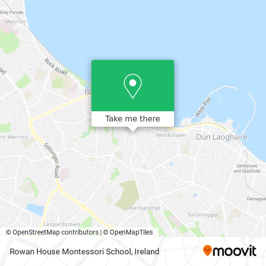 Rowan House Montessori School map