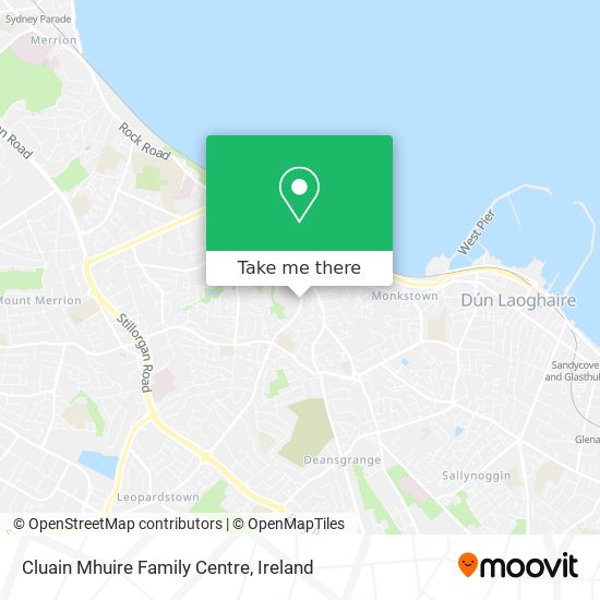 Cluain Mhuire Family Centre map