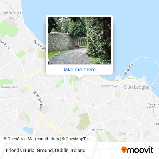 Friends Burial Ground, Dublin map