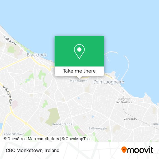 CBC Monkstown map