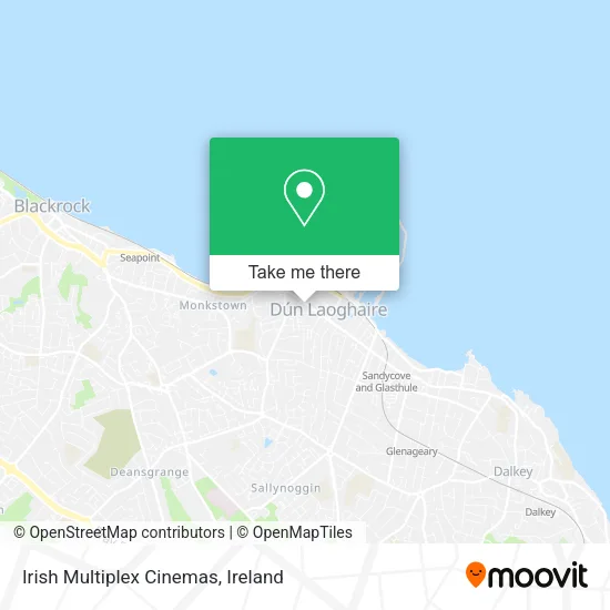 Irish Multiplex Cinemas map