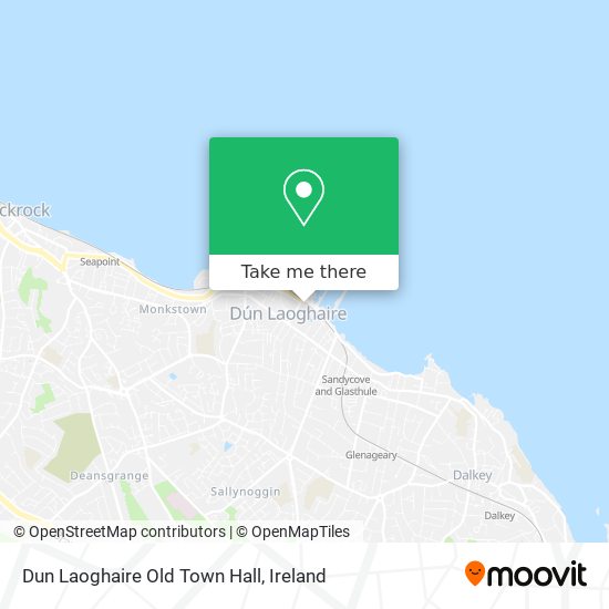 Dun Laoghaire Old Town Hall map