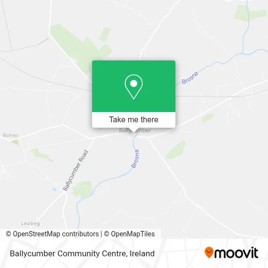 Ballycumber Community Centre map