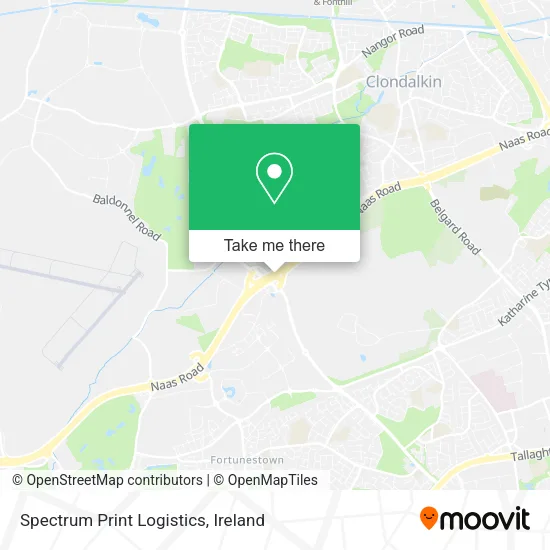 Spectrum Print Logistics map