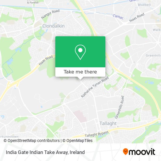 India Gate Indian Take Away map