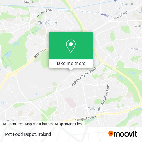 Pet Food Depot map