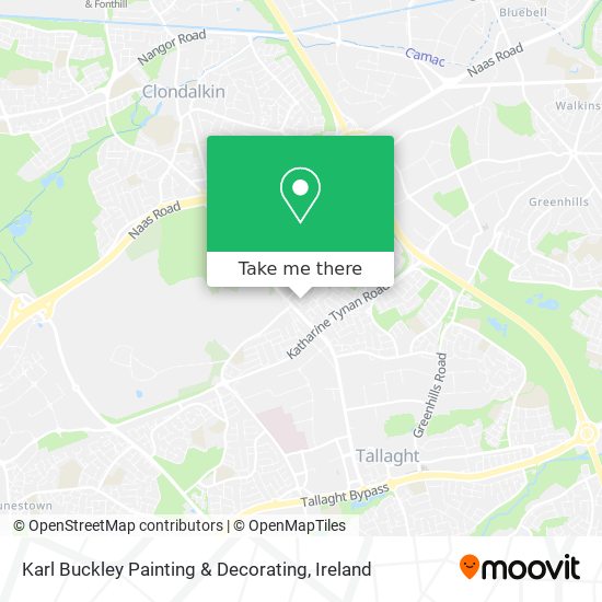 Karl Buckley Painting & Decorating map