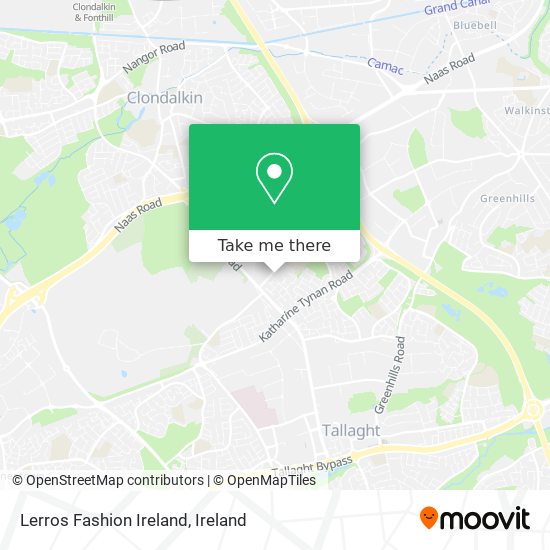 Lerros Fashion Ireland map