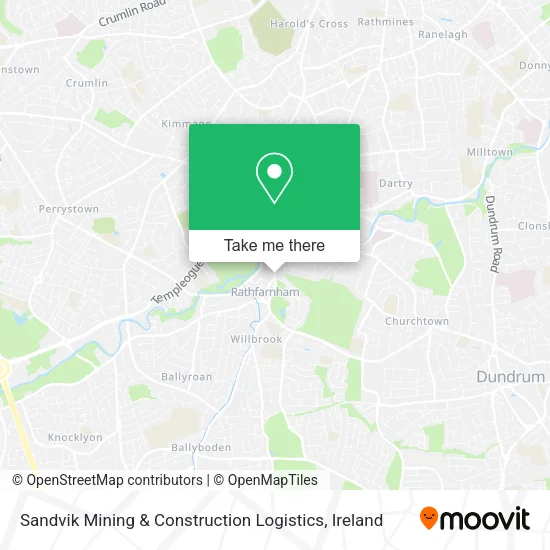 Sandvik Mining & Construction Logistics map