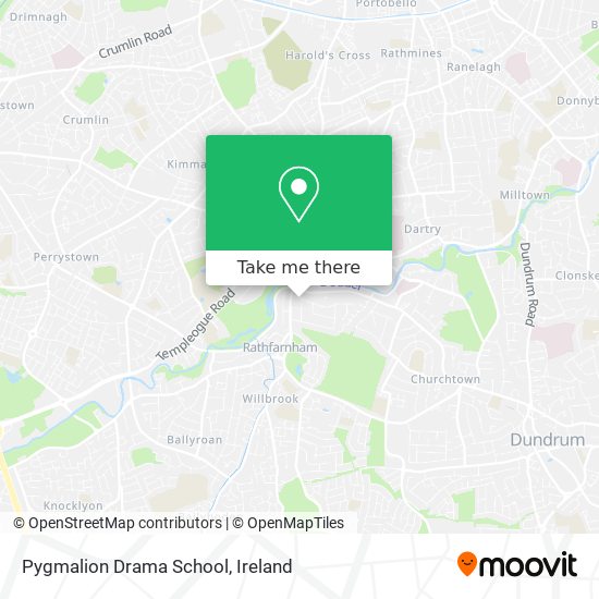 Pygmalion Drama School map