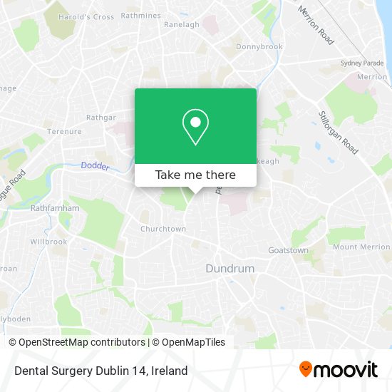Dental Surgery Dublin 14 map