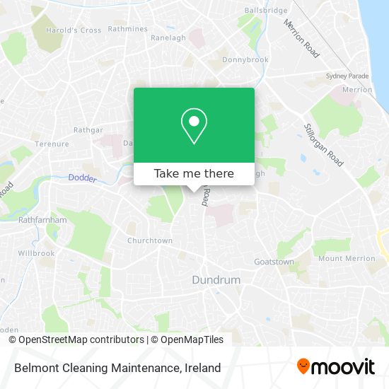 Belmont Cleaning Maintenance map