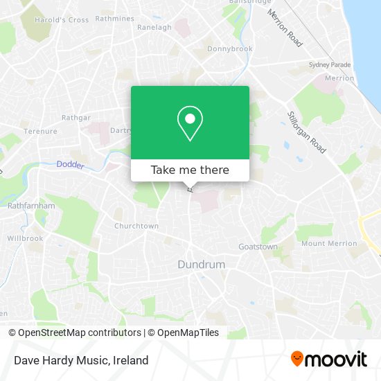 Dave Hardy Music map