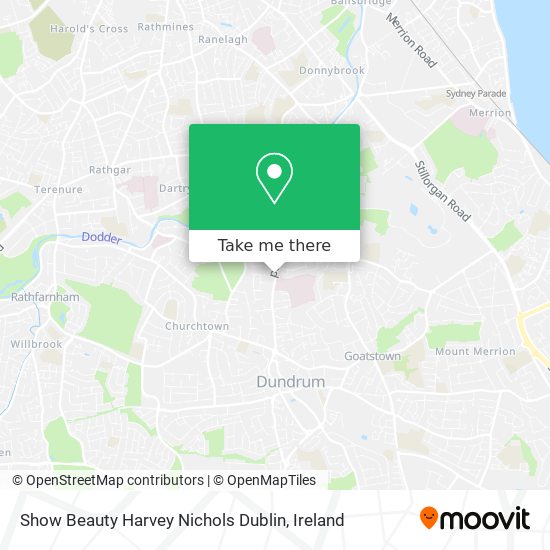 Show Beauty Harvey Nichols Dublin map
