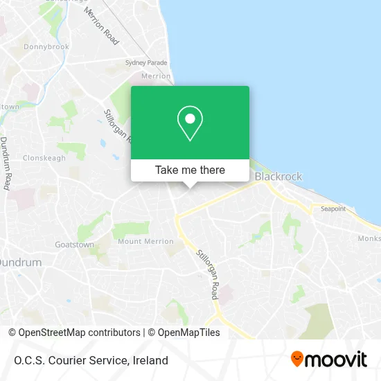 O.C.S. Courier Service map