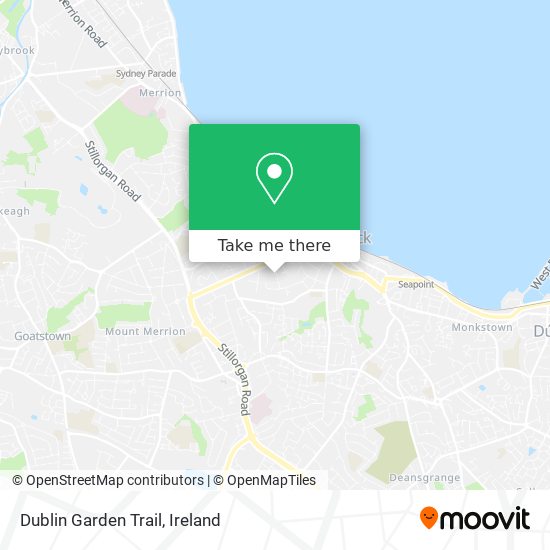 Dublin Garden Trail map