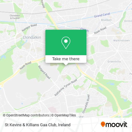 St Kevins & Killians Gaa Club map