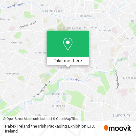 Pakex Ireland the Irish Packaging Exhibition LTD map