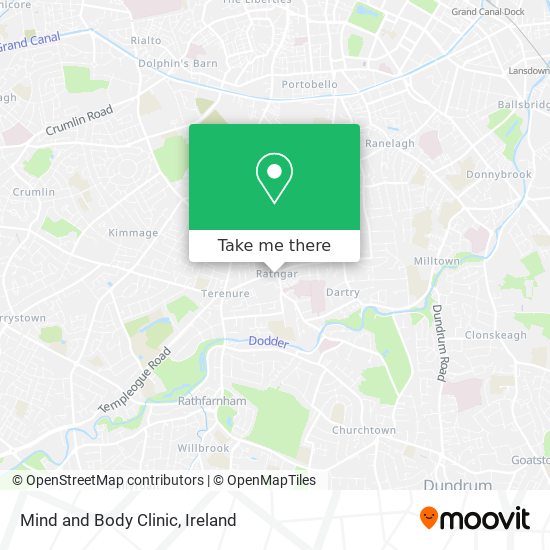 Mind and Body Clinic map