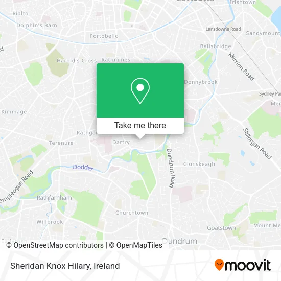 Sheridan Knox Hilary map