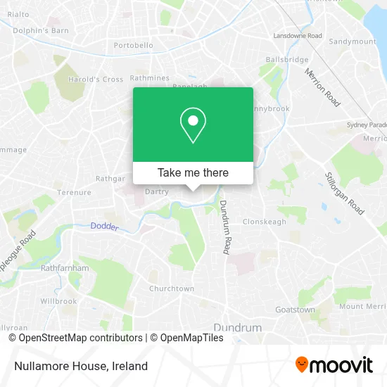 Nullamore House map