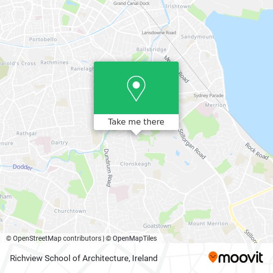 Richview School of Architecture map