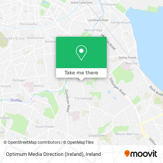 Optimum Media Direction (Ireland) map