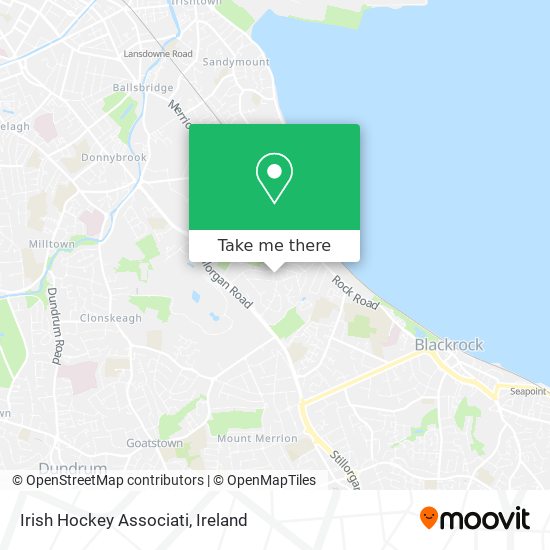 Irish Hockey Associati map