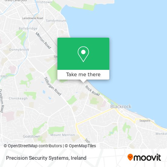 Precision Security Systems map